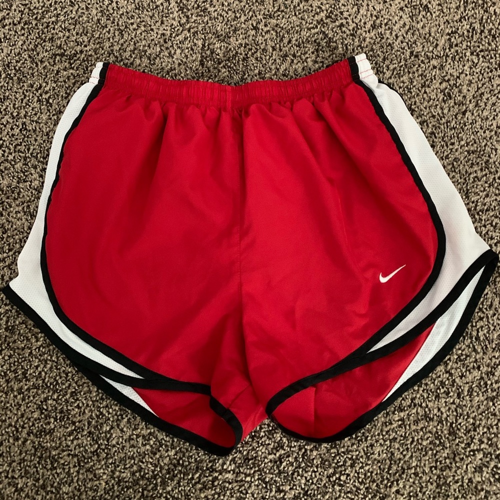 Red WOMENS Nike shorts